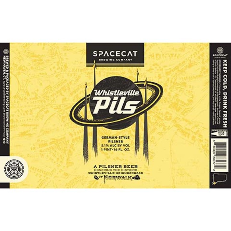Spacecat Brewing Company Whistleville Pilsner